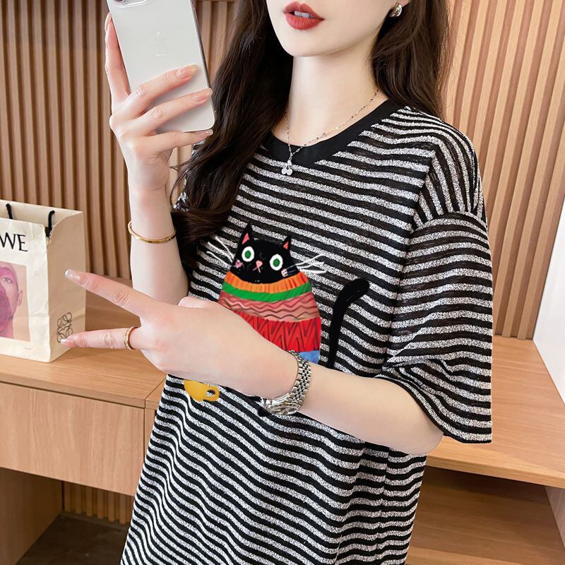 絶対流行 シンプル おすすめ カジュアル 半袖Ｔシャツ 全2色<S-11667>