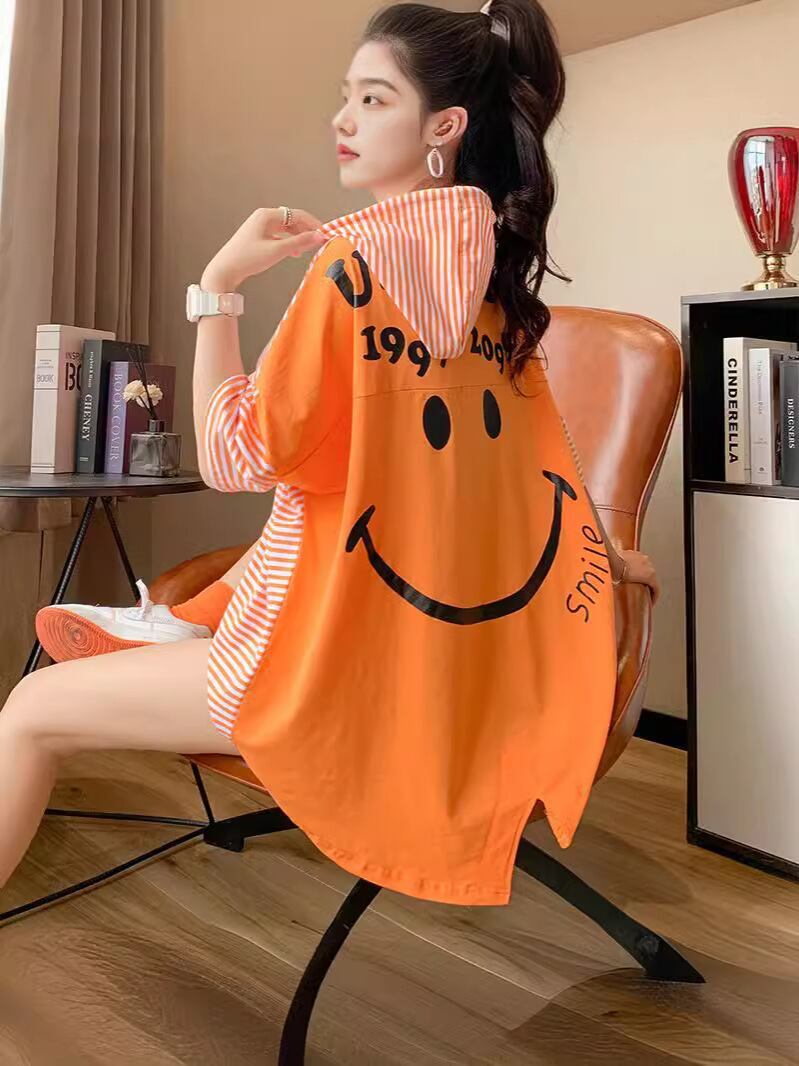 スタイルアップ効果抜群 ストライプ柄 アバンギャルド 切り替え レース プリント全2色 半袖Tシャツ<S-9111>