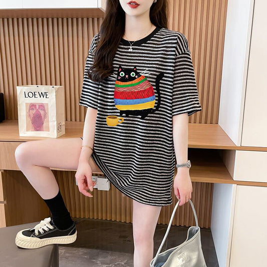 絶対流行 シンプル おすすめ カジュアル 半袖Ｔシャツ 全2色<S-11667>