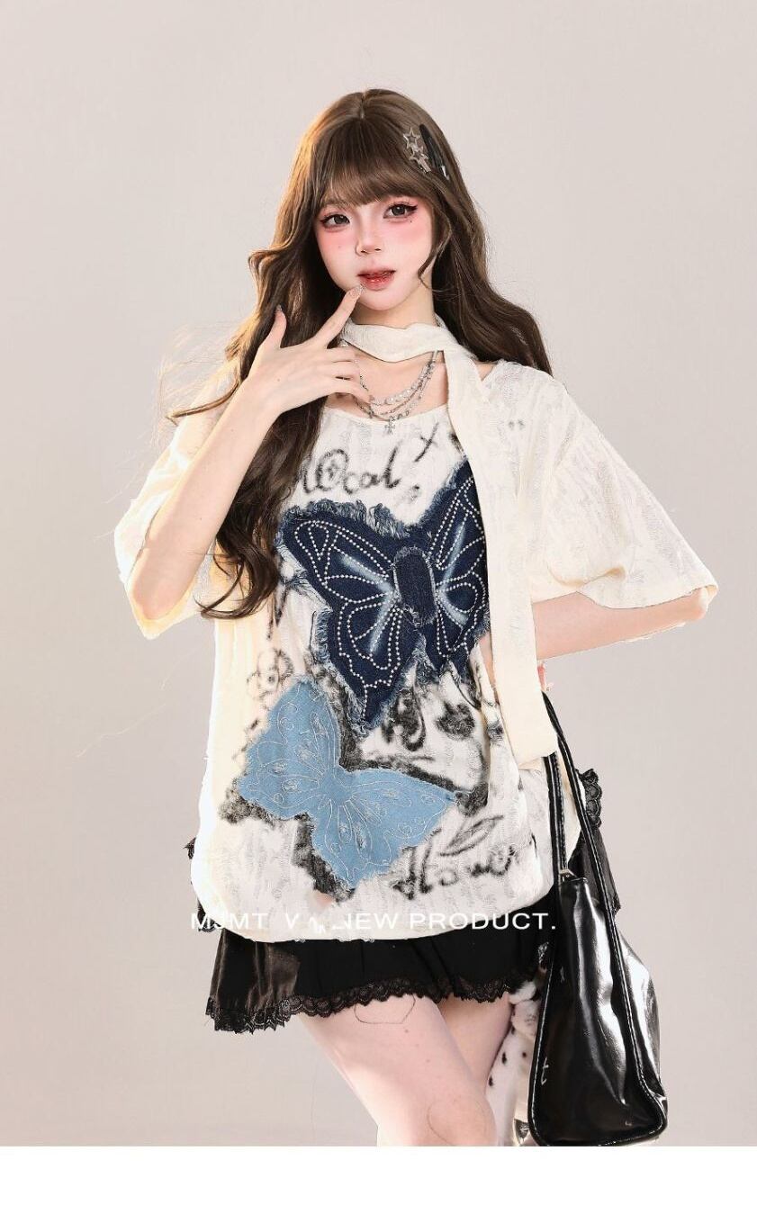 話題沸騰中 絶対流行 売れ筋 早い者勝ち カジュアル 2色選択 Tシャツ<S-11216>