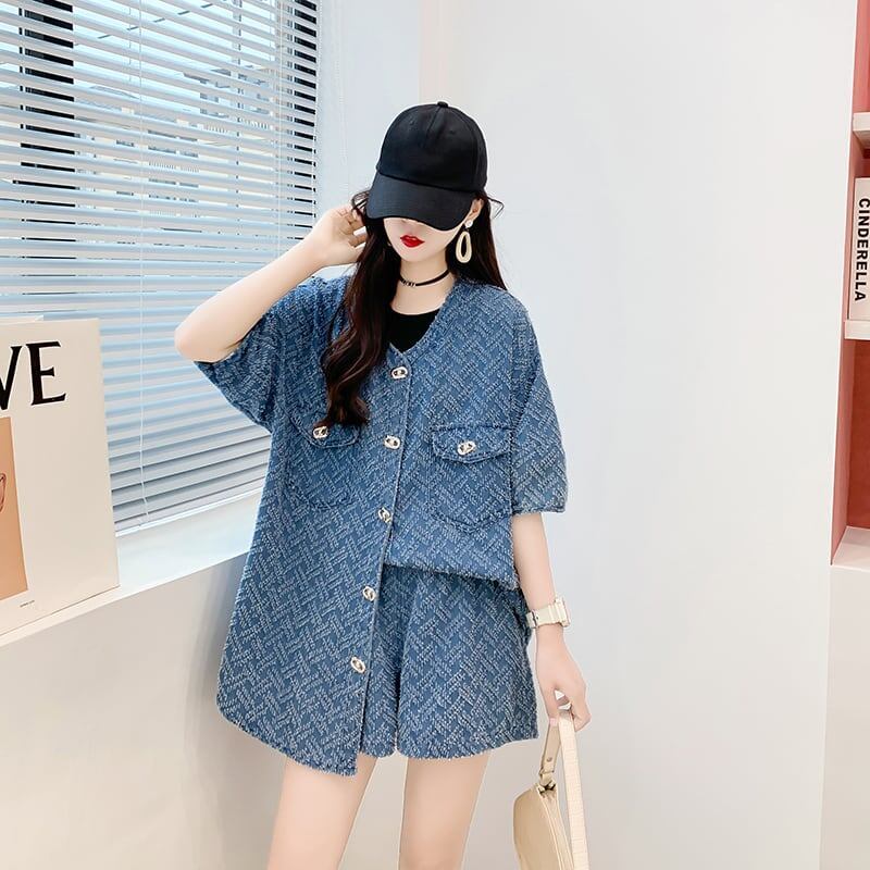 ファッション ジャケット＋パンツ 美人度アップ セットアップ＜S-3198＞
