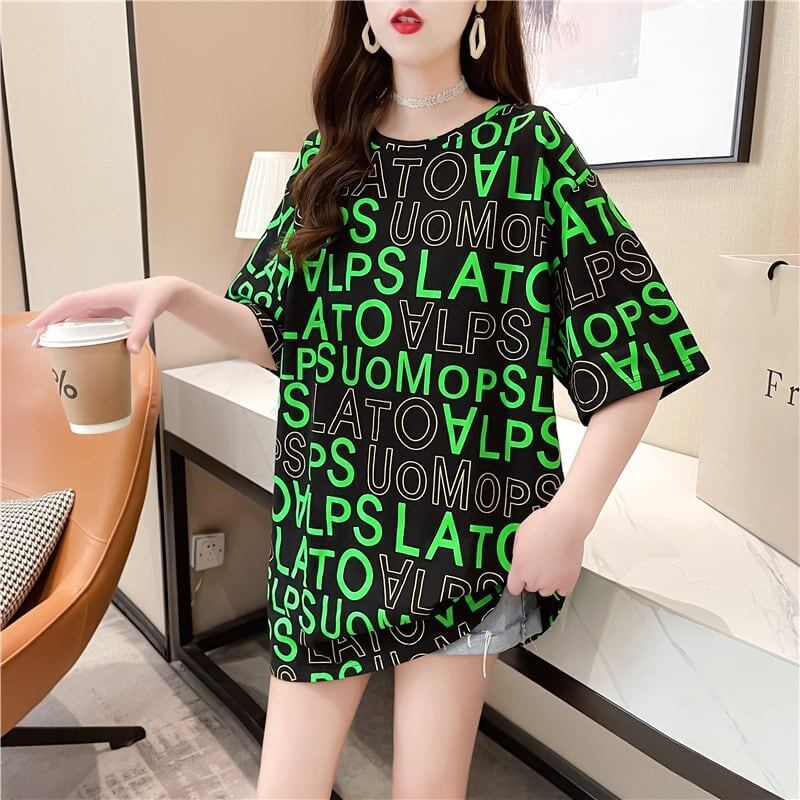 スタイリッシュ プリント 一目惚れ Tシャツ カットソー＜S-3307＞