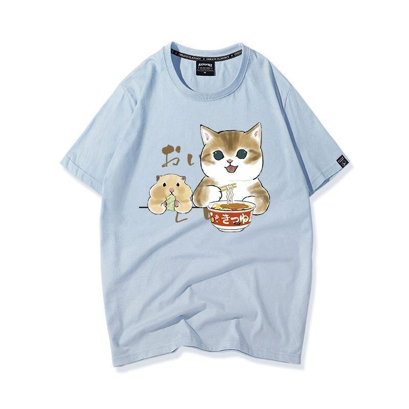 大好評 キュート 人気上昇中 着心地良い カジュアル プリント 全8色 半袖Tシャツ<S-9340>