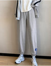 定番シンプル  スウェットジョガーパンツ二色あり <S-4134>