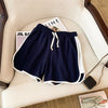 ファッション 切り替え 美人度アップ Tシャツ＋ショートパンツ セットアップ＜S-3527＞