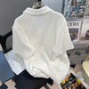 ゆったり感アップ 切り替え 好感度満載 Tシャツ＋ショートパンツ セットアップ＜S-3556＞