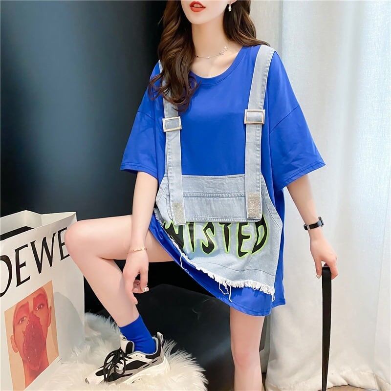個性的なデザイン 3色選択可 一目惚れ Tシャツ カットソー＜S-3056＞