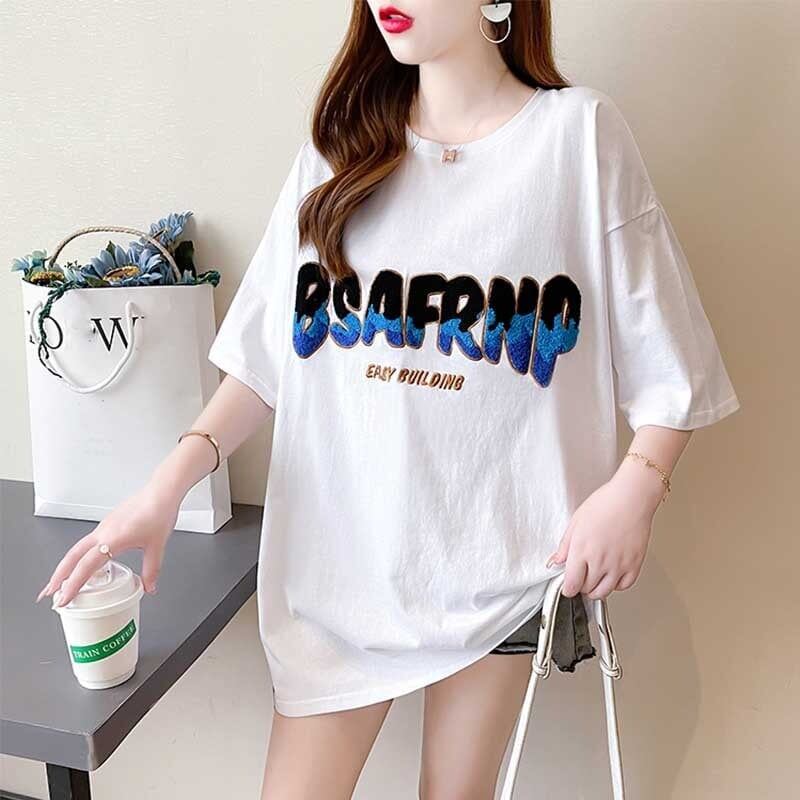 スタイリッシュ アルファベット 一目惚れ Tシャツ カットソー＜S-3168＞