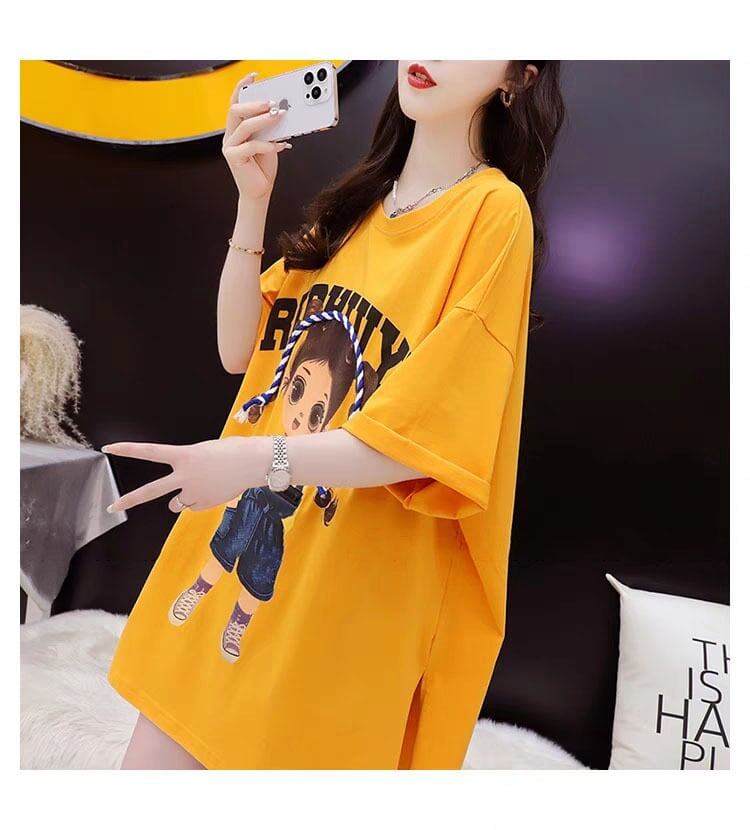 元気いっぱい プリントTシャツ ロング 半袖 ＜S-2840＞