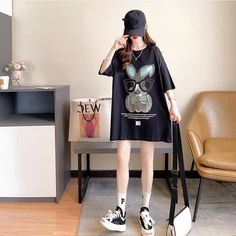 今季大好評 切り替え 美感いっぱい プリント Tシャツ カットソー＜S-3495＞