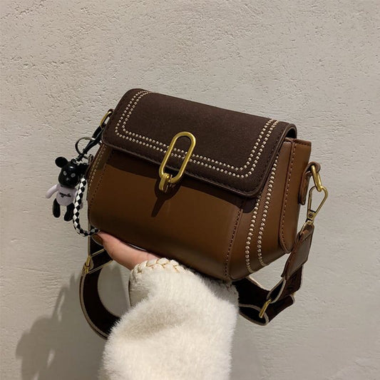 オシャレ度満点 レトロ 一目惚れ メッセンジャーバッグ＜S-3087＞