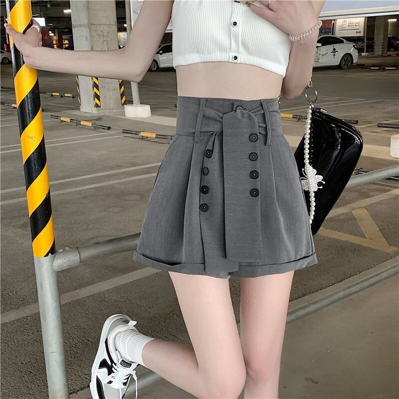 美感いっぱい ハイウエスト 着心地抜群 パンツ ボトムス＜S-3360＞