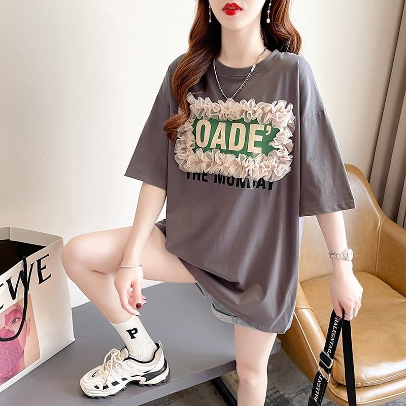 オシャレ度満点 3色選択可 高級感溢れる Tシャツ カットソー＜S-3255＞