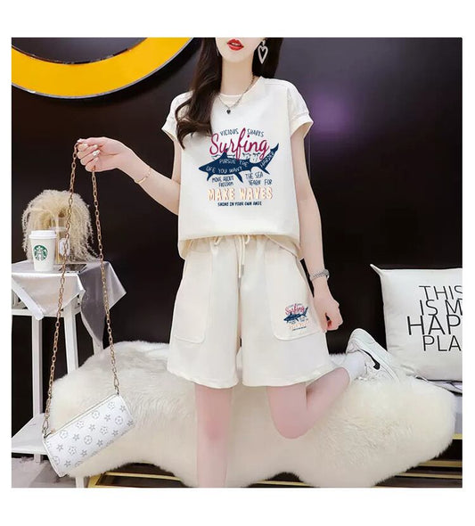 今季マストバイ ファッション カジュアル 半袖Ｔシャツⅹパンツセット全3色 <S-8265>