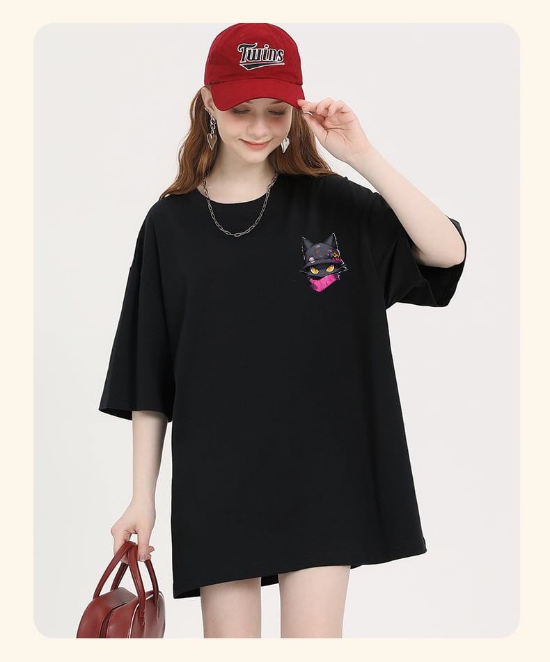 絶対欲しい 絶対流行 キュート 早い者勝ち カジュアル 2色選択 Tシャツ<S-11137>