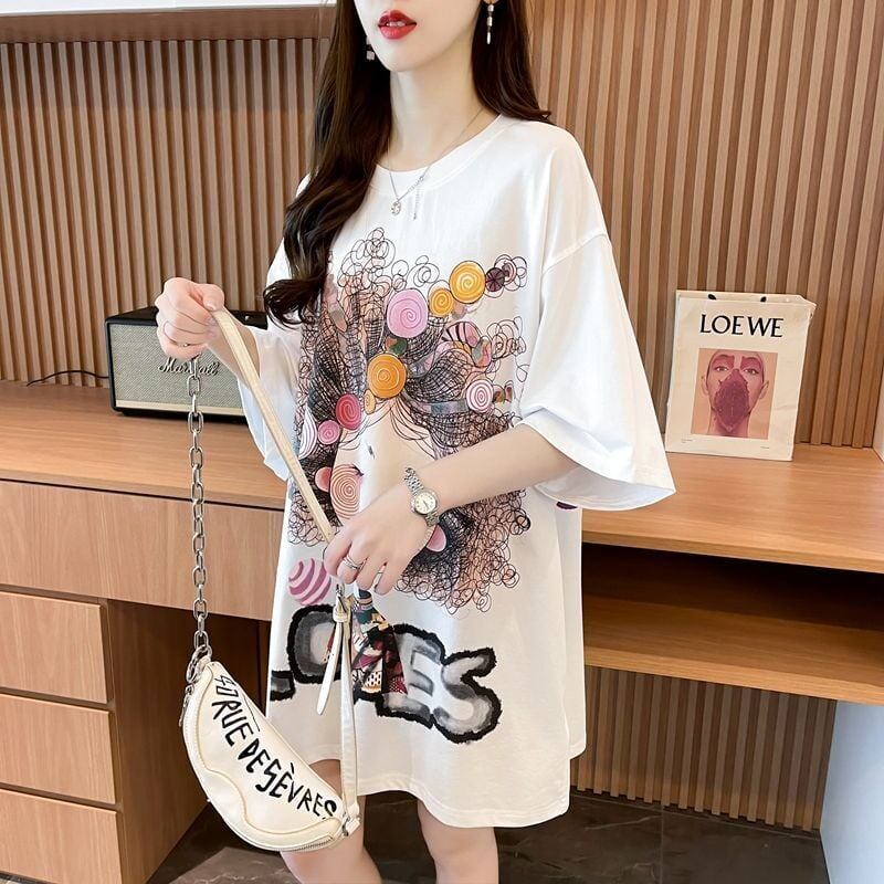 新商品 ファッション 個性派 プリント全3色 半袖Tシャツ カットソー ＜S-8604＞