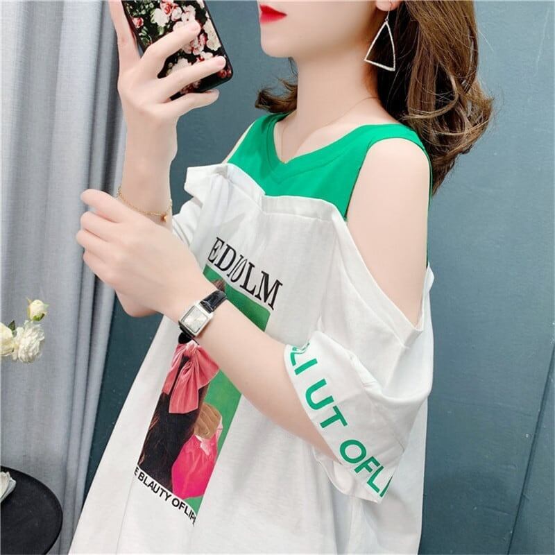 今季大好評 3色選択可 美感いっぱい ベアトップ Tシャツ カットソー＜S-3203＞