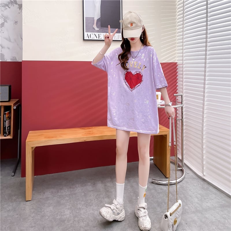 話題沸騰中 ファッション 個性派 プリント 全3色 半袖Tシャツ<S-8508>