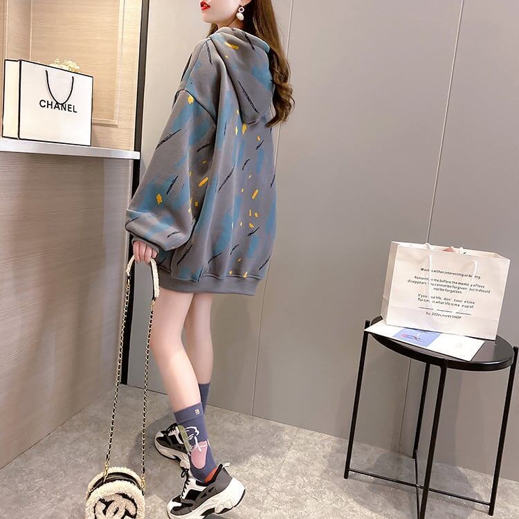 知的で品の良い アルファベット 着心地抜群 切り替え 長袖 スウェット パーカー＜S-2684＞