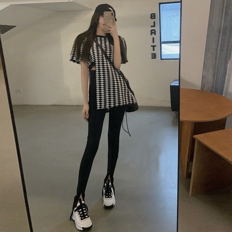 話題沸騰中 存在感抜群 上質 トレンドアイテム 個性派 着心地良い 半袖 Tシャツ <S-9287>