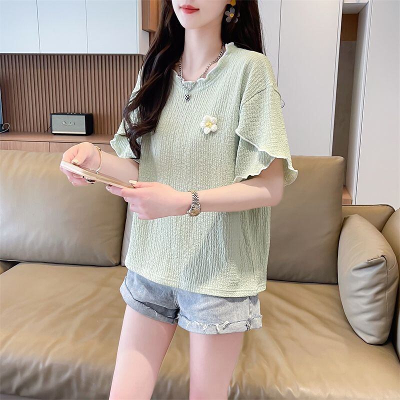 美人度アップ スウィート キュート 5色選択 半袖Tシャツ＜S-8578＞
