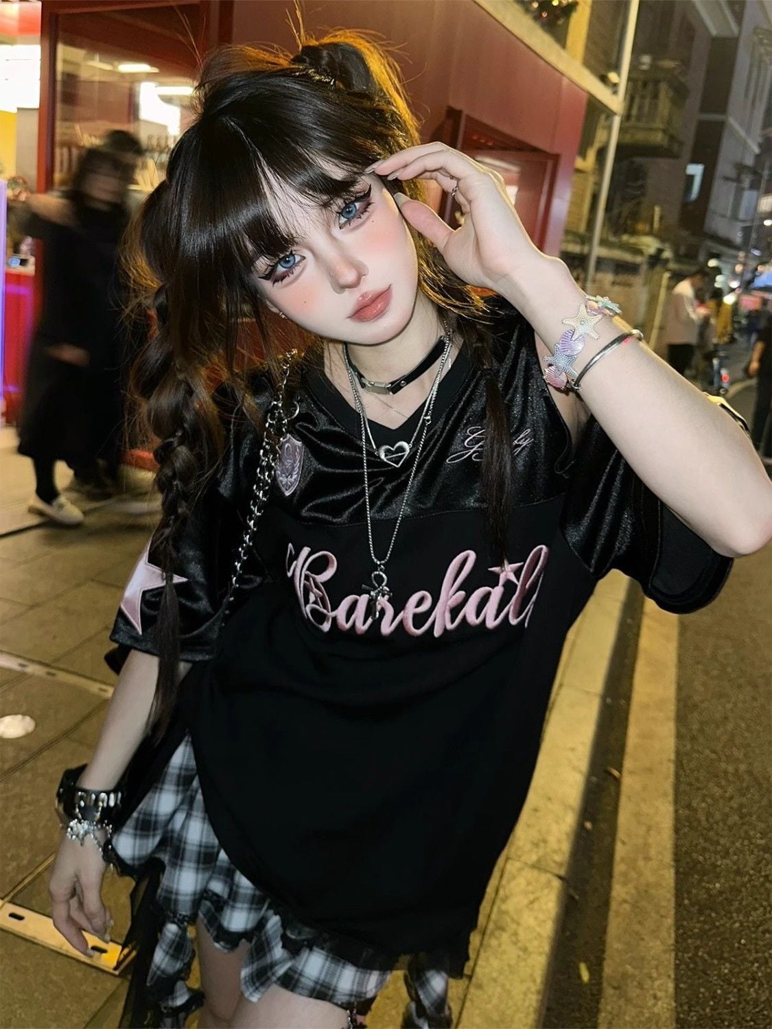 夏新作 オフショルダー ファッションTシャツ <S-13198>