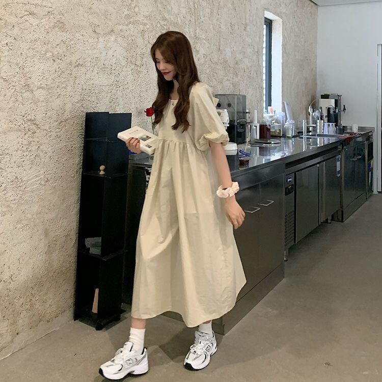 超人気 絶対流行 大人可愛い 早い者勝ち カジュアル 共2色 ワンピース<S-12062>