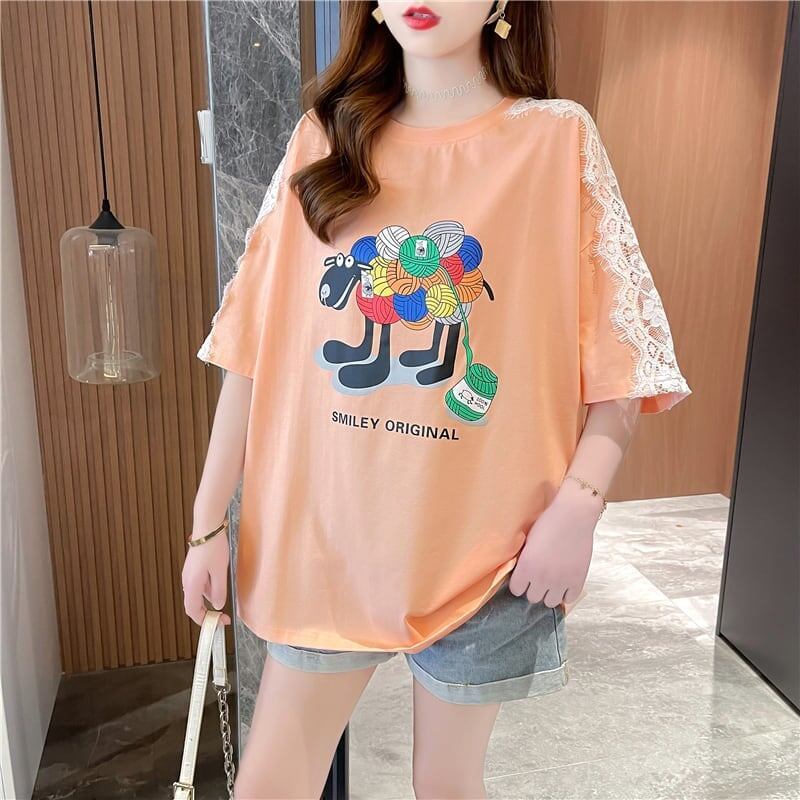 好感度満載 3色選択可 美感いっぱい Tシャツ カットソー＜S-3074＞