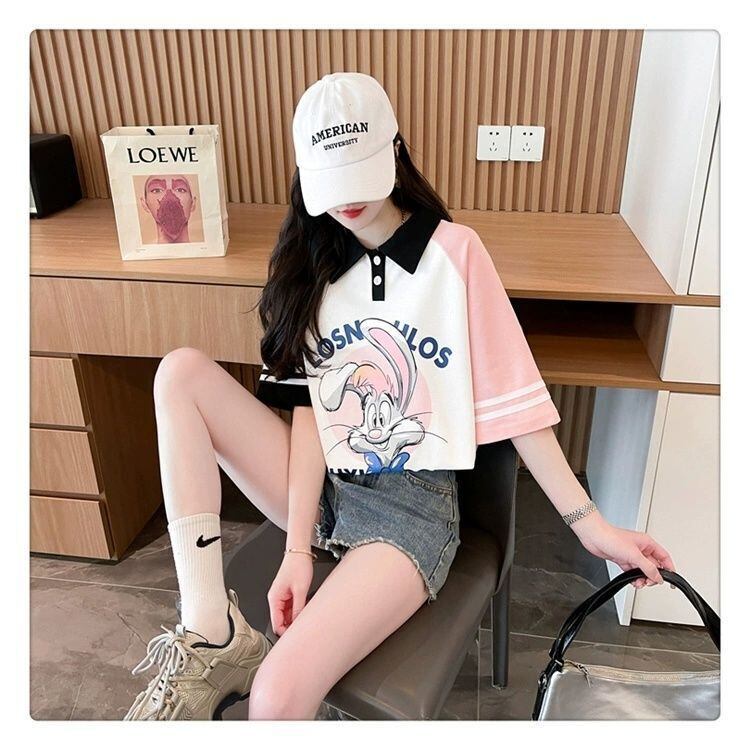 海外トレンド カジュアル 好感度UP 全3色 半袖 Tシャツ ＜S-11639＞