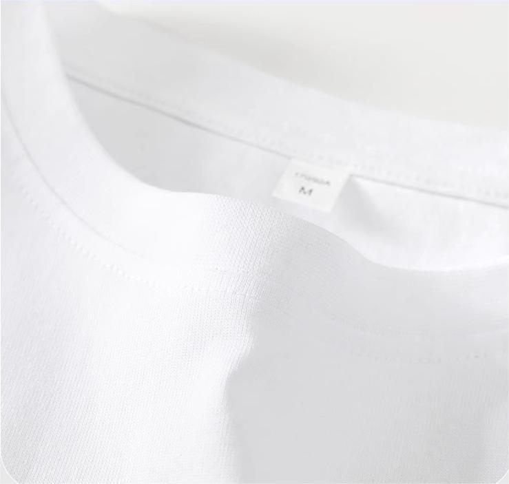 ユニセックスピュアコットン漫画プリント半袖Tシャツ<S-5115>