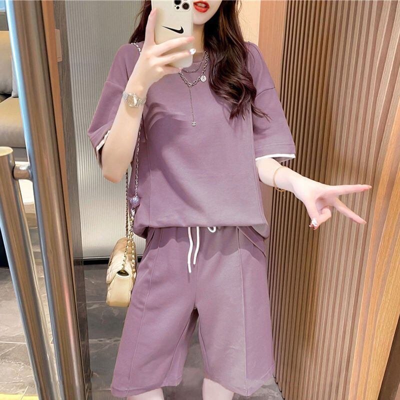 定番シンプル 半袖Ｔシャツⅹパンツセット全4色 カジュアル <S-8732>
