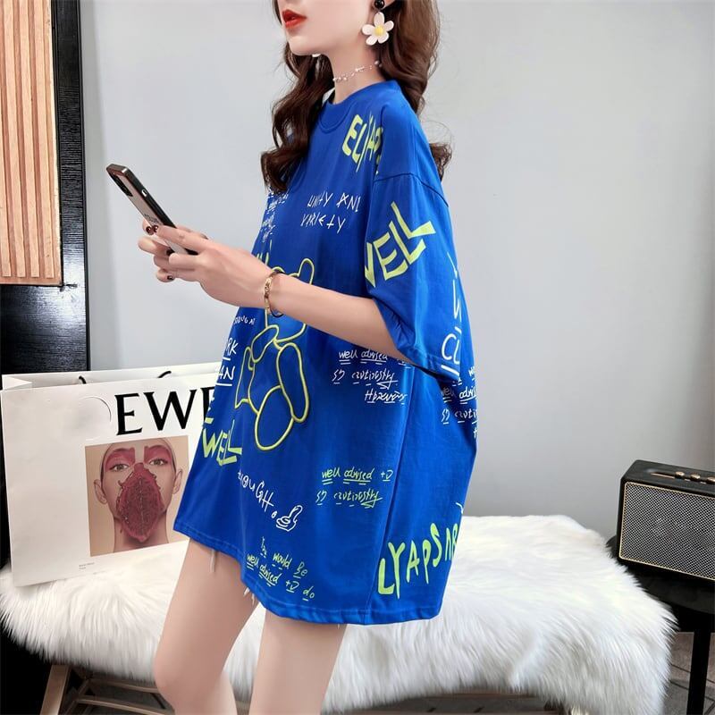好感度満載 3色選択可 美感いっぱい Tシャツ カットソー トップス＜S-3052＞