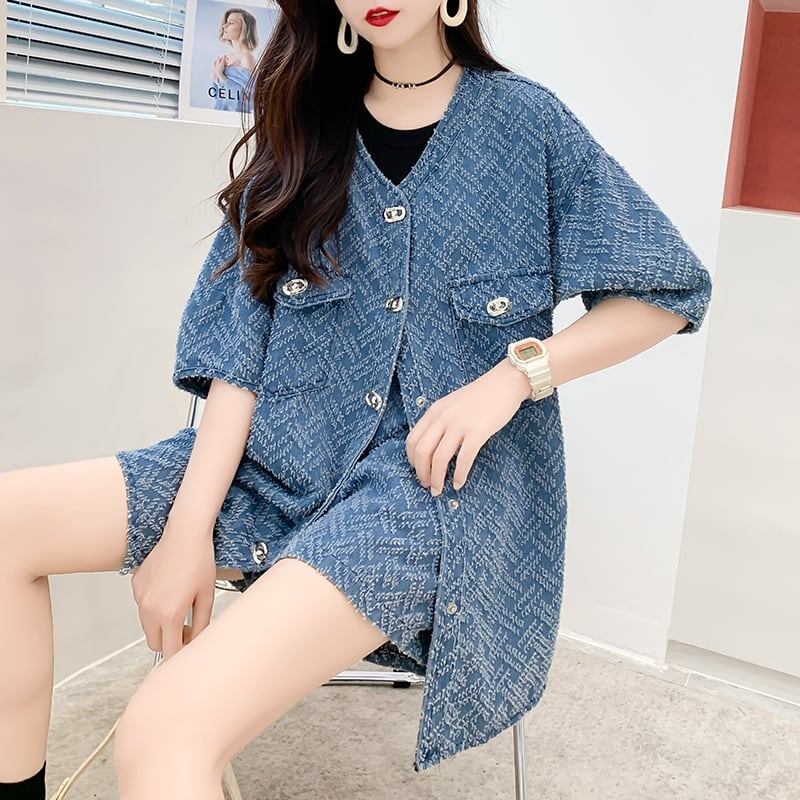 ファッション ジャケット＋パンツ 美人度アップ セットアップ＜S-3198＞