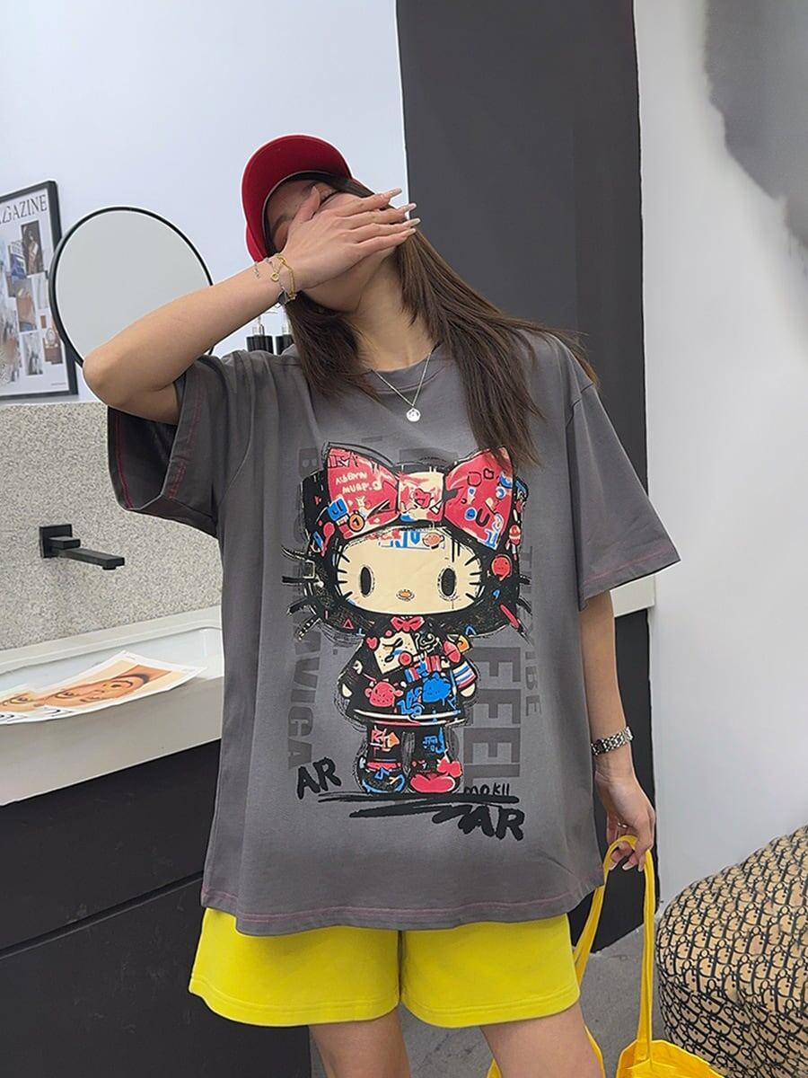 美人度アップ 海外トレンド 定番シンプル 好感度UP カジュアル 全3色 半袖 Tシャツ ＜S-11236＞