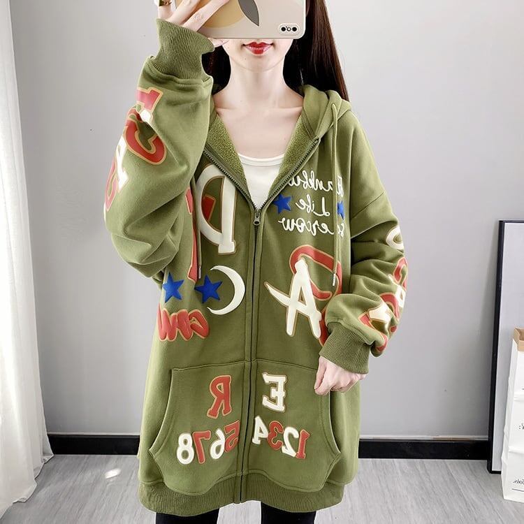 質感のいい 裏起毛 新作 パーカー<S-3937>