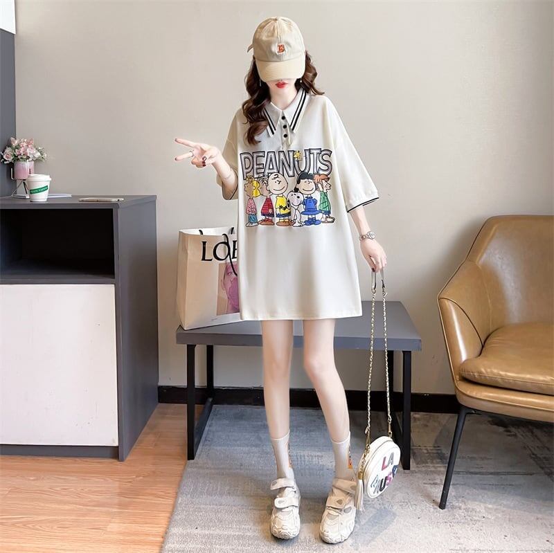 カラーブロック 半袖 ポロカラー T シャツ<S-5005>