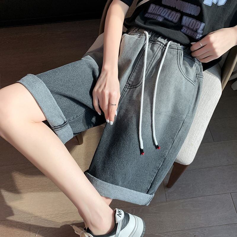 絶対欲しい オシャレ度満点 ゆったり感アップ ディップダイ デニム パンツ＜S-8303＞