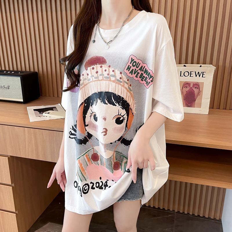 新作 特別デザイン アバンギャルド プリント全3色 半袖Tシャツ カットソー ＜S-8605＞