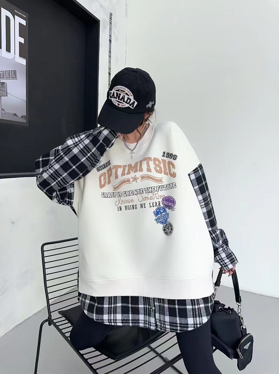 【人気急上昇中！】最愛の一着 元気いっぱい 絶対欲しい 好感度UP 全2色パーカー<S-10423>