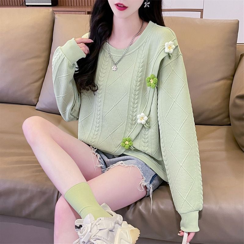 美人度アップ ファッション 絶対欲しい スウィート スウェット<S-8104>