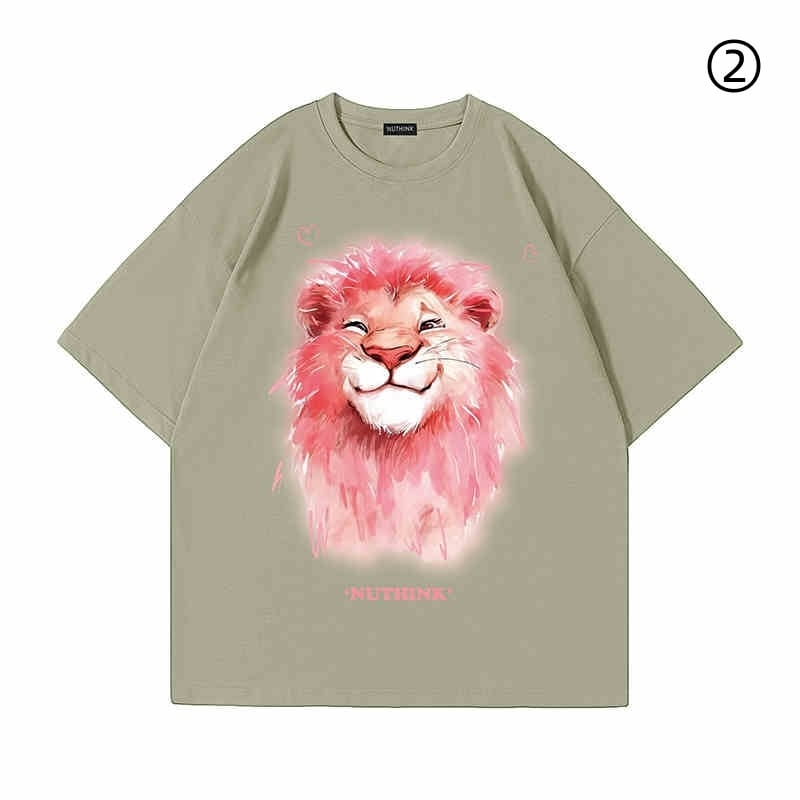 絶対流行 デザイン性抜群 ファッション感満々 着心地良い 全7色 半袖 Tシャツ 男女兼用<S-6778>
