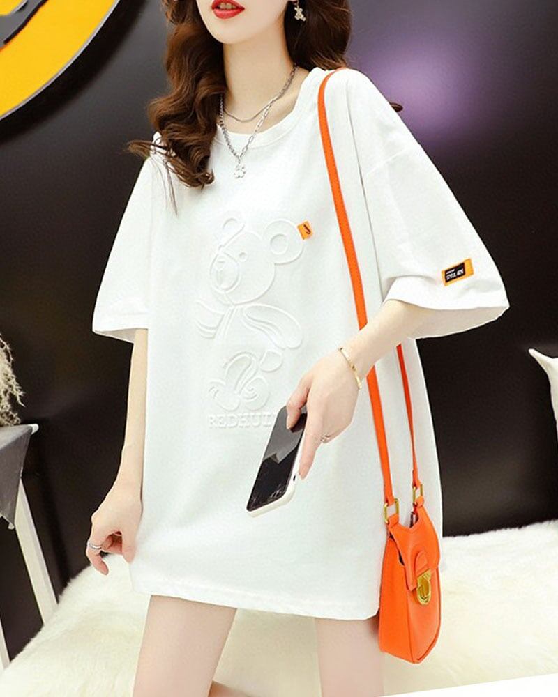 オシャレ度満点 カジュアル 上質 全5色 Tシャツ カットソー＜S-8457＞