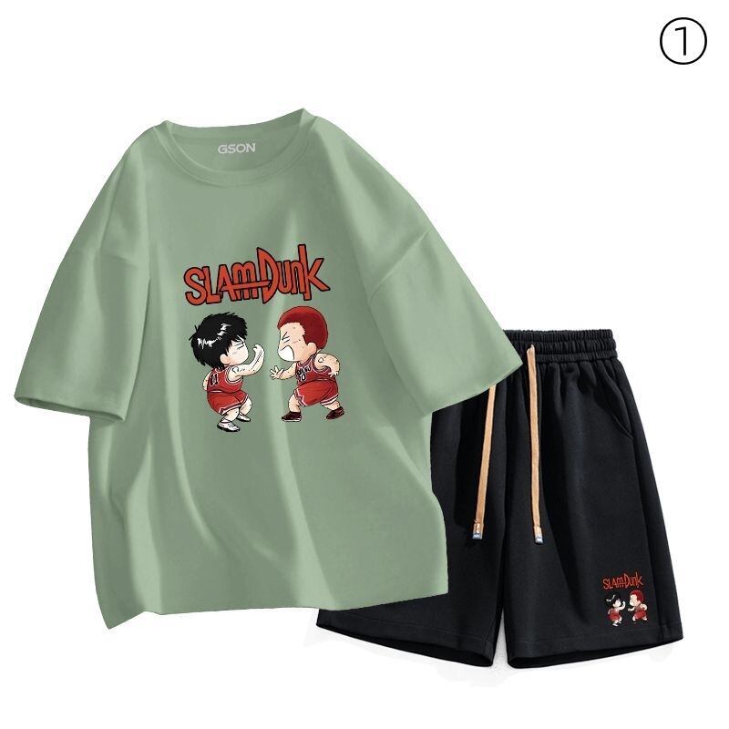 今季マストバイ ファッション男女兼用 超人気 半袖Ｔシャツⅹパンツセット全6色<S-6695>