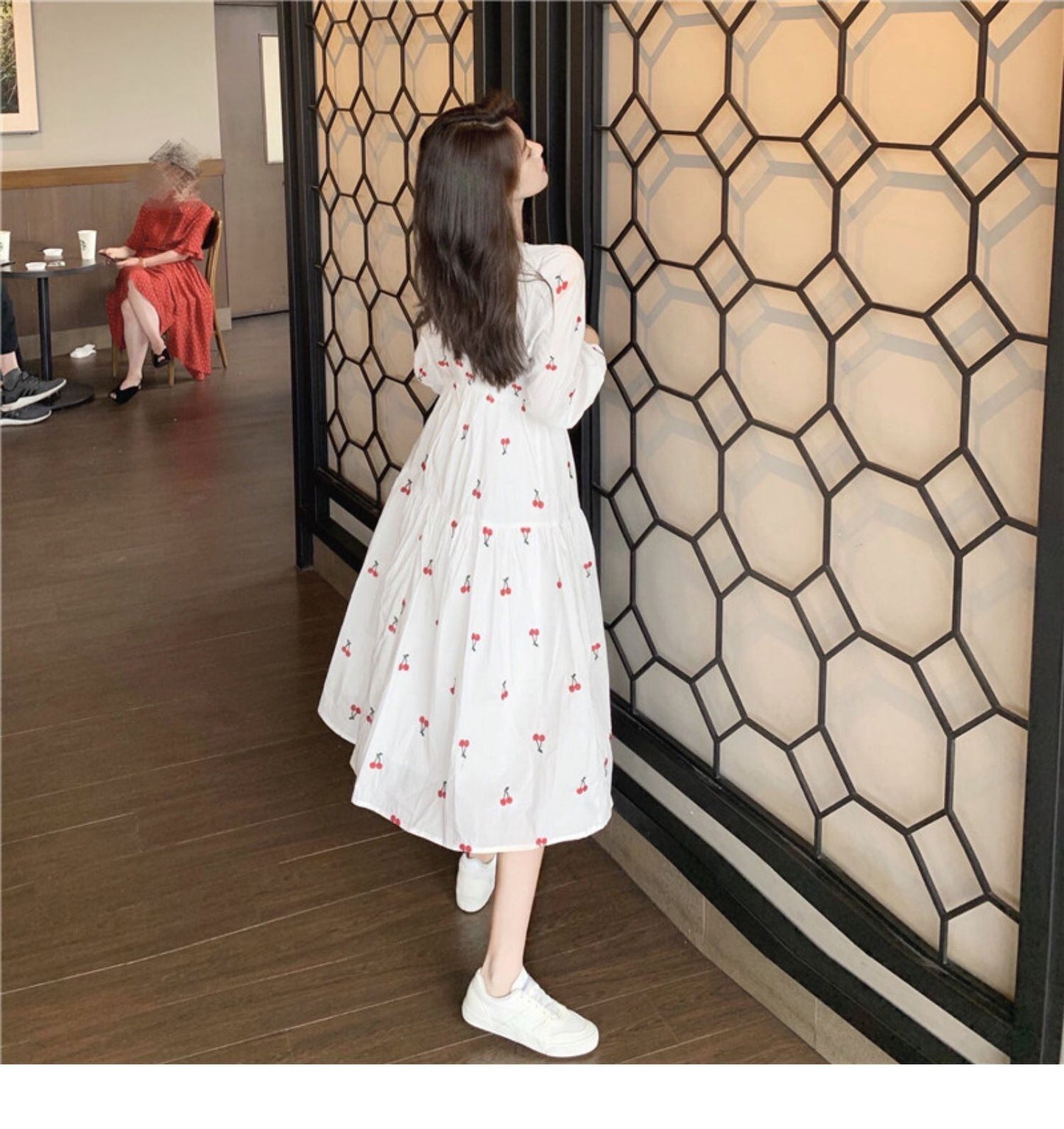 【人気商品再入荷】話題沸騰中 大人可愛い 超人気 シンプル チェック柄 大人可愛い フロック<S-11052>