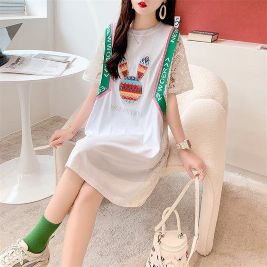 スタイリッシュ プリント 一目惚れ Tシャツ カットソー＜S-3265＞