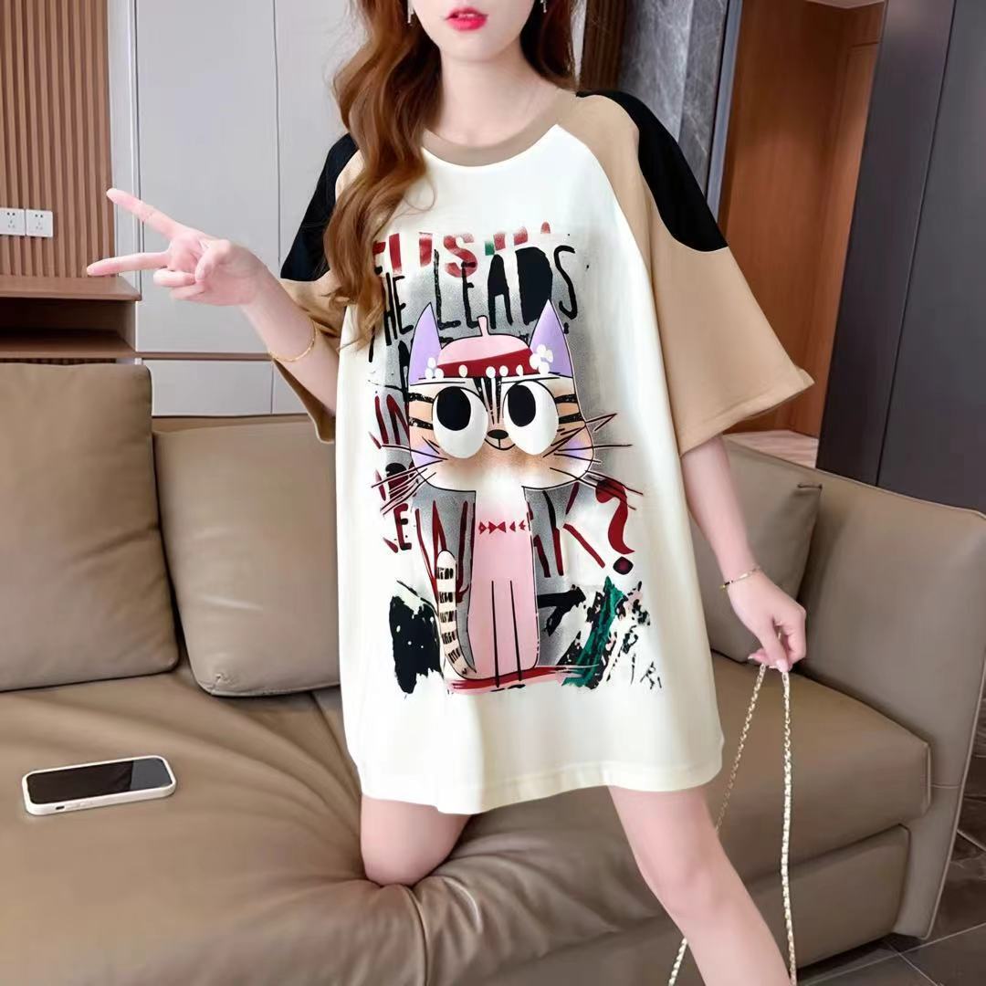 スウィート 好感度UP 海外トレンド カジュアル 全3色 半袖 Tシャツ ＜S-11110＞