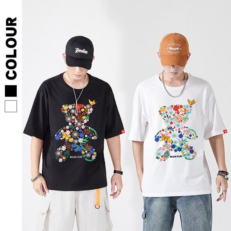 上質 絶対流行 早い者勝ち 早い者勝ち カジュアル 男女兼用 2色選択 Tシャツ<S-11131>