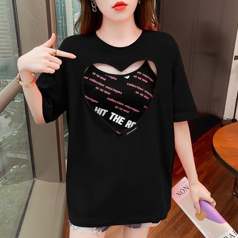 合わせやすい Tシャツ＋キャミソール チャーミング セットアップ＜S-3454＞