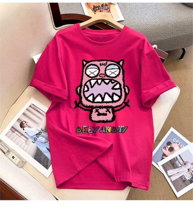上質なドロップショルダー半袖Tシャツ<S-2978>