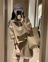 主役級 ファッション 今季マストバイ 個性派 半袖Ｔシャツⅹパンツセット<S-6533>